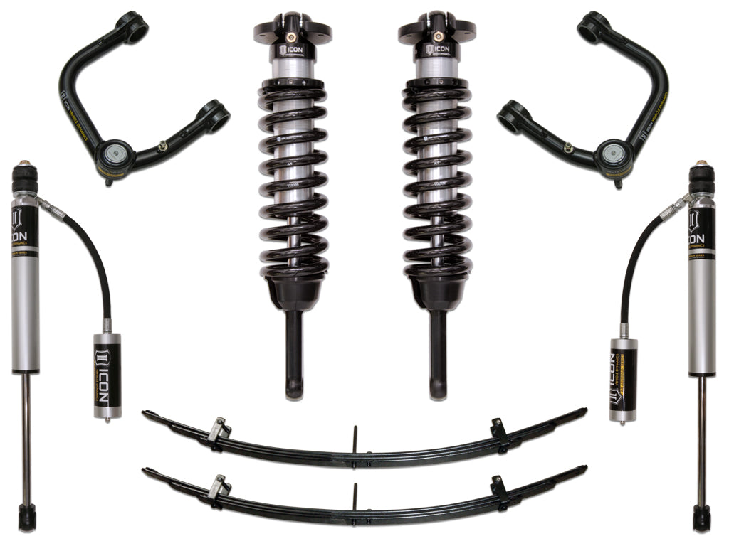ICON 2005-2015 Toyota Tacoma 0-3.5" Lift/2016-2023 Tacoma 0-2.75" Lift, Stage 3 Suspension System, Tubular
