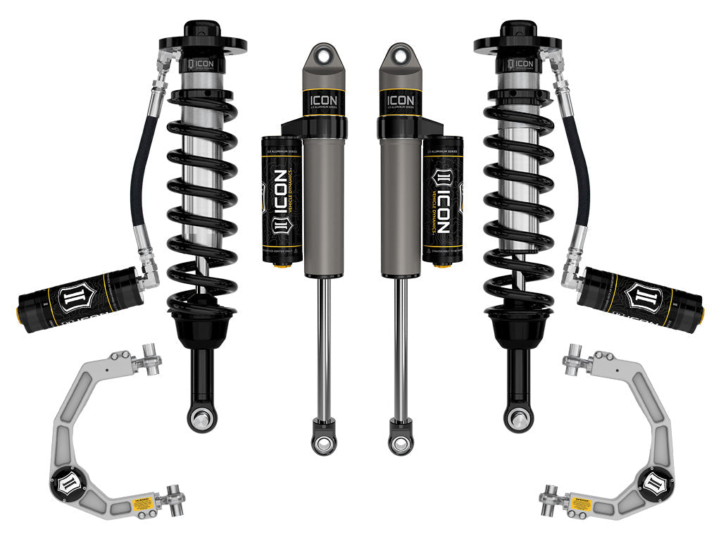 ICON 2021-2025 Ford F-150 Tremor, 2.5-3" Lift, Stage 3 Suspension System, Billet