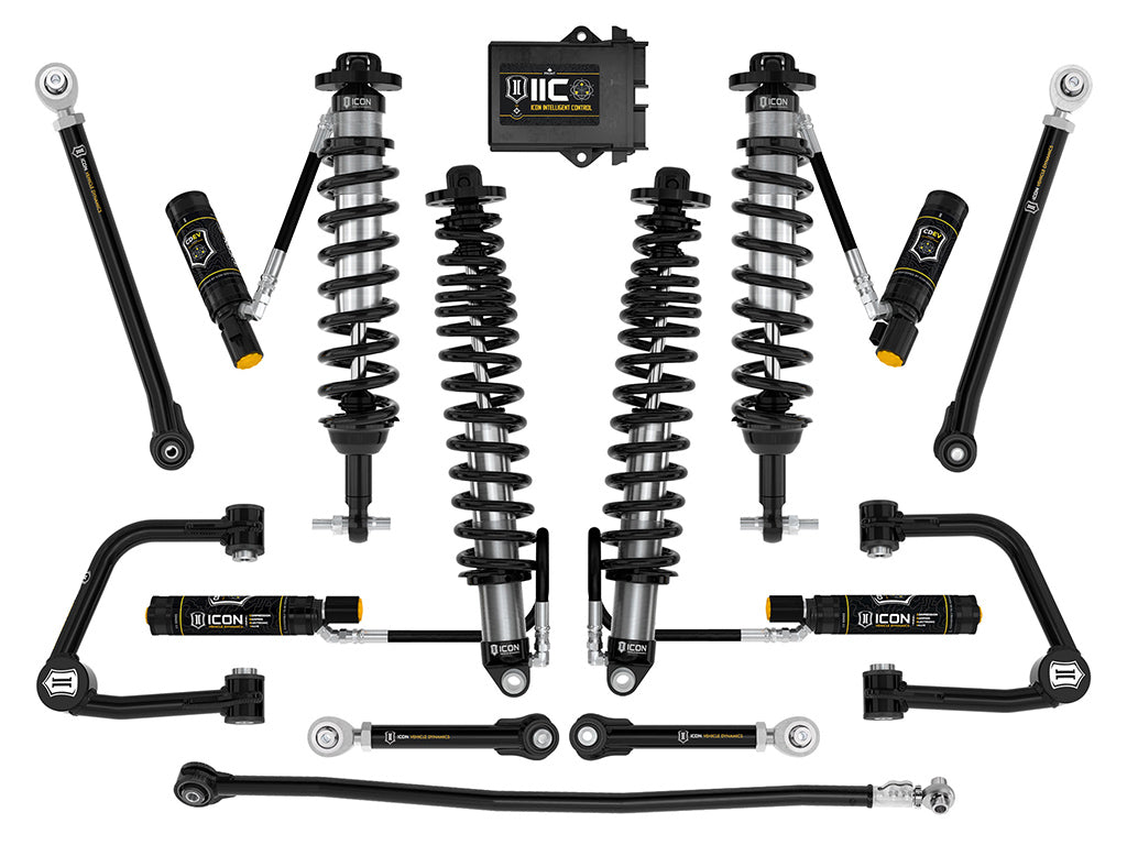 ICON 2021-2026 Ford Bronco, Sasquatch, 2-3" Lift, Stage 8 Suspension System, Tubular