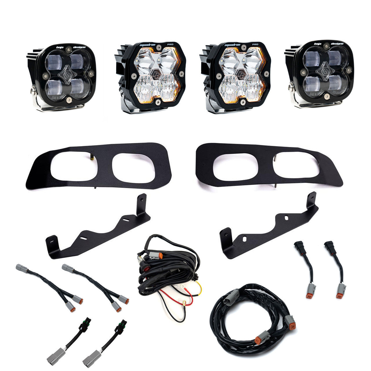 Squadron 2.0 Pro/Squadron SAE Dual Fog Pocket Light Kit - Ford 2023-26 F-250/350 Super Duty