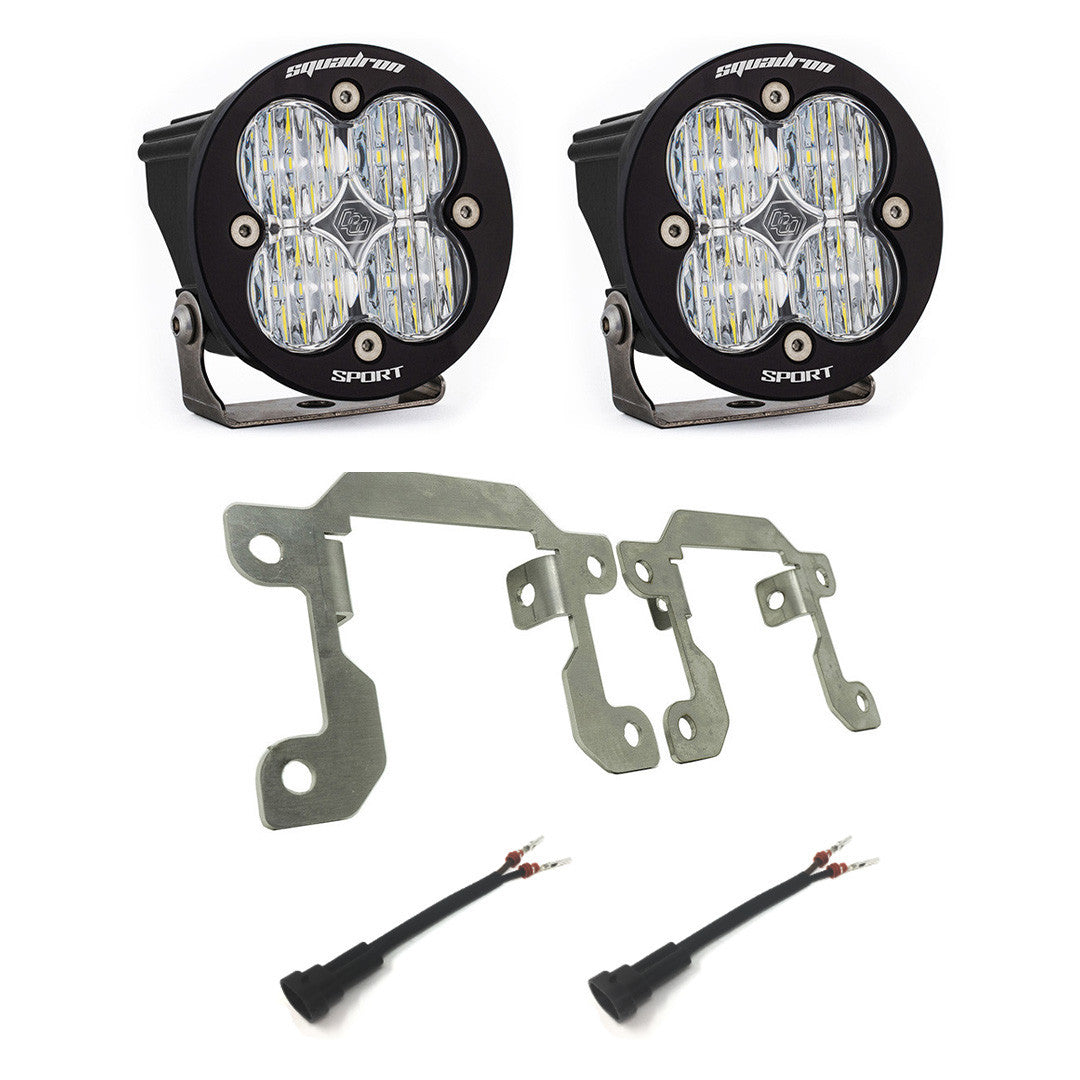 Ford Squadron Sport Fog Pocket Light Kit - Ford 2019-2023 Ranger; 2021-2025 Bronco NOTE: w/ OE Plastic Bumper