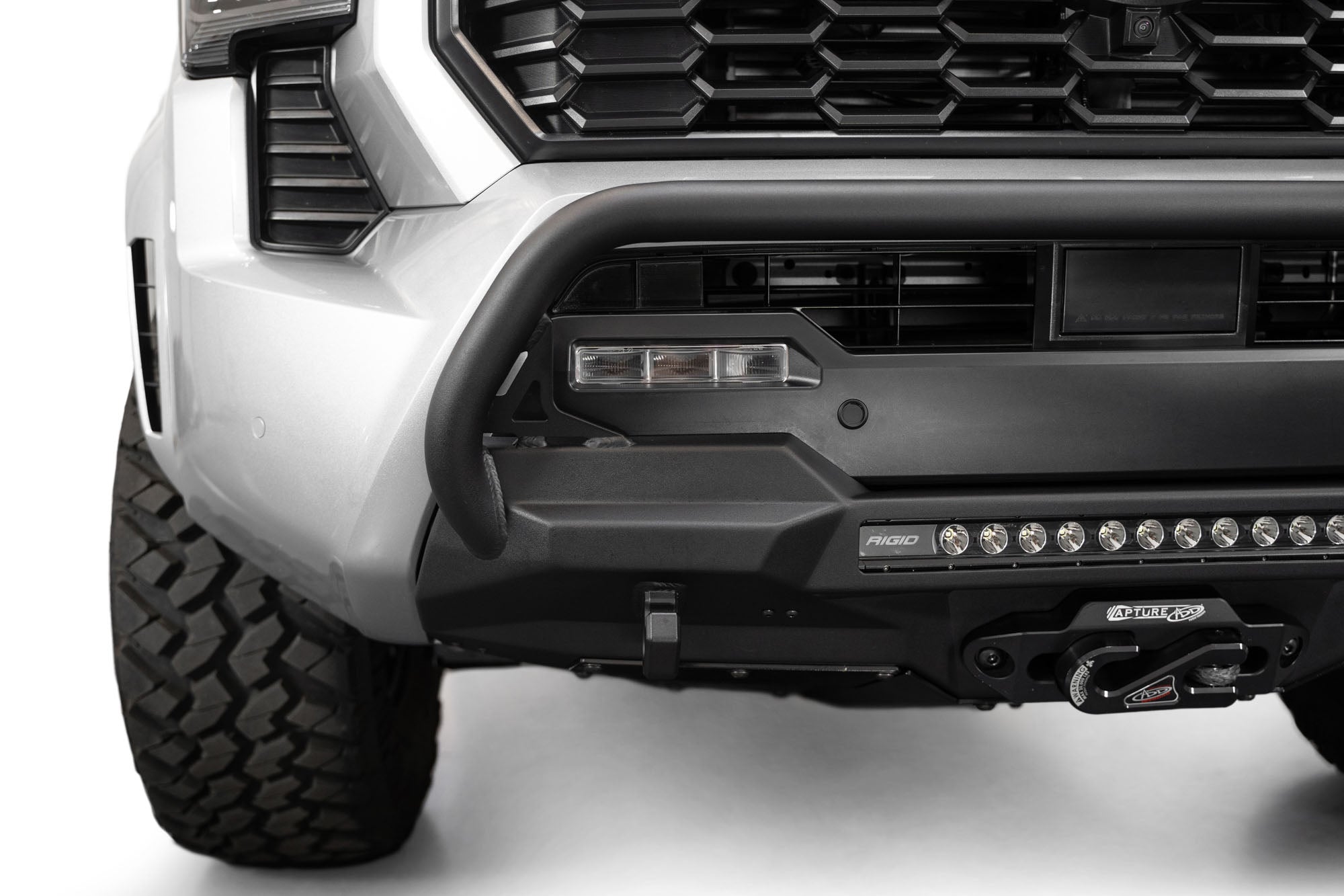 2024+ Toyota Tacoma Stealth Center Mount Winch Front Bumper with Top Hoop