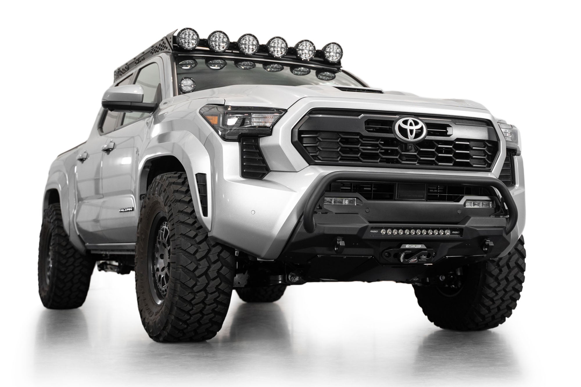2024+ Toyota Tacoma Stealth Center Mount Winch Front Bumper with Top Hoop