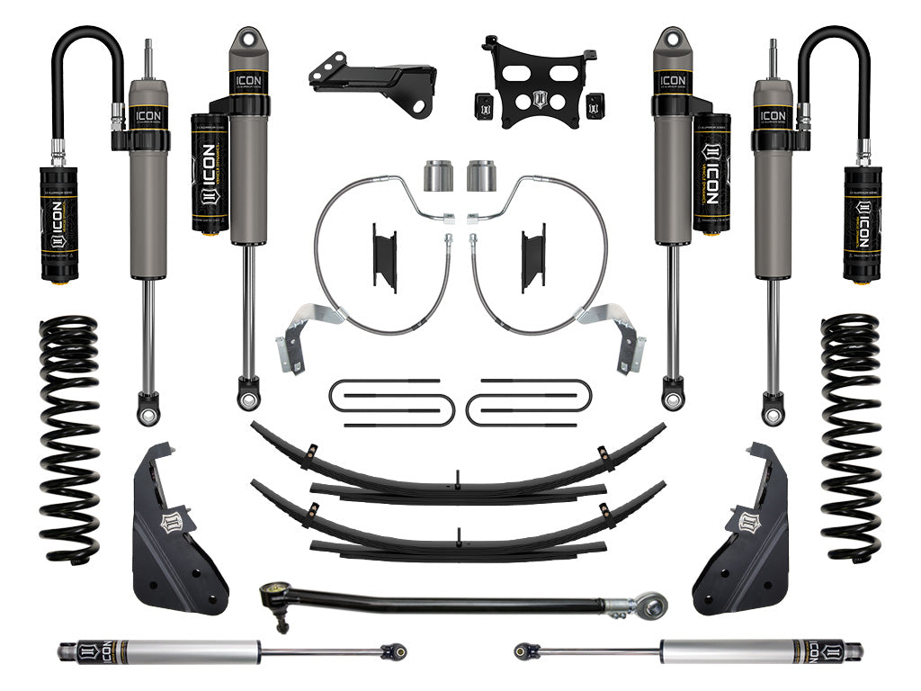 ICON 2023-2025 Ford F-250/F-350 Super Duty 4WD, Diesel, 4.5" Lift, Stage 4 Suspension System w/ Expansion Packs