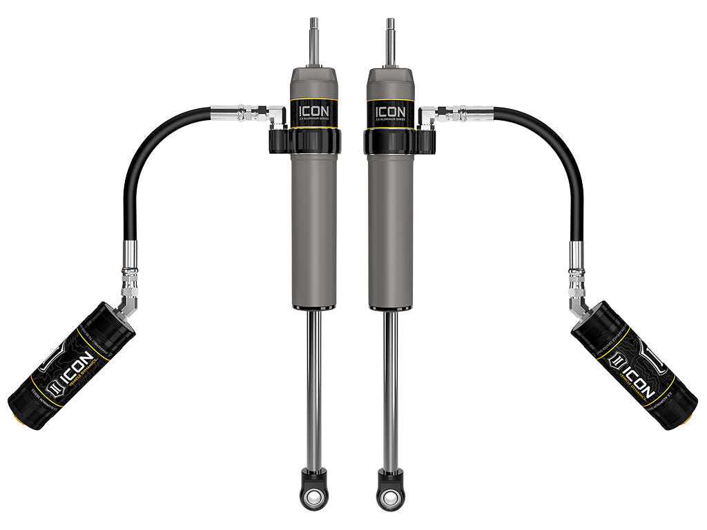 ICON 2024-2025 Toyota Tacoma, 0-1” Lift, Rear, V.S. 2.5 Aluminum Series Shock Absorbers, Remote Reservoir, Pair