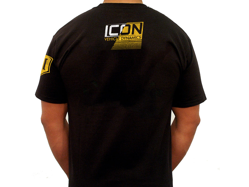 ICON Strikeout-Logo Tee – Black, Large
