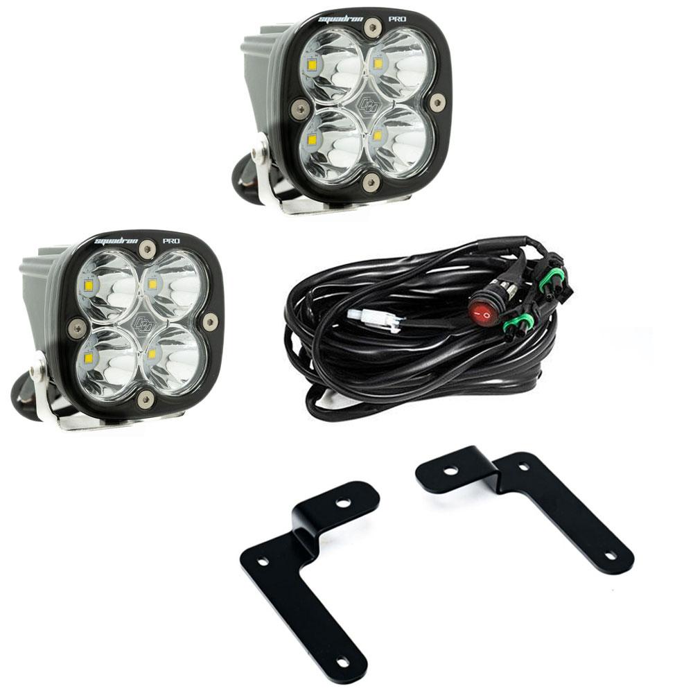 Jeep JL/JT Squadron Pro A-Pillar Light Kit - Jeep 2020-2026 Gladiator; 2018-2026 Wrangler JL
