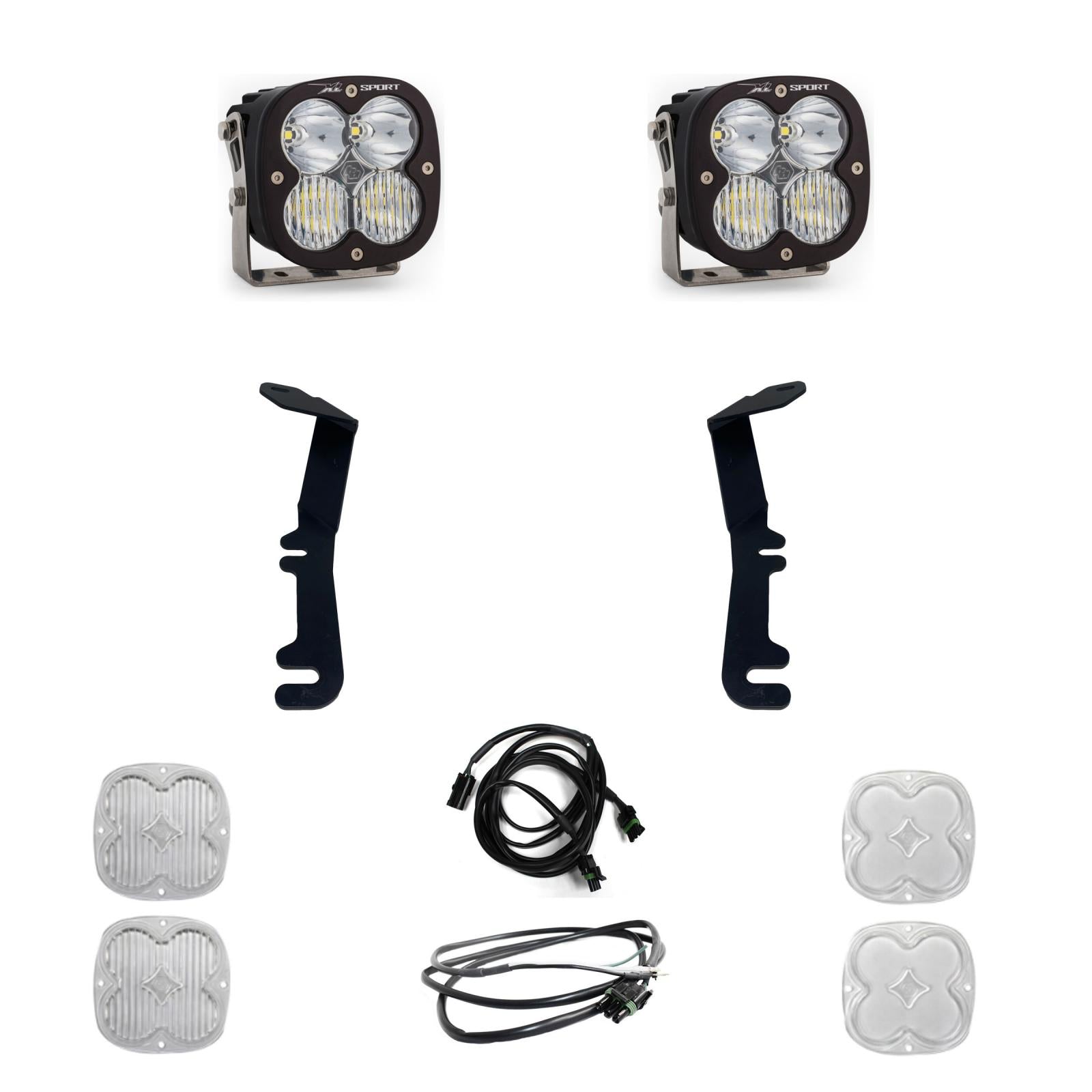 RAM XL Sport A-Pillar Light Kit - RAM 2019-24 1500 Rebel; 2021-24 1500 TRX