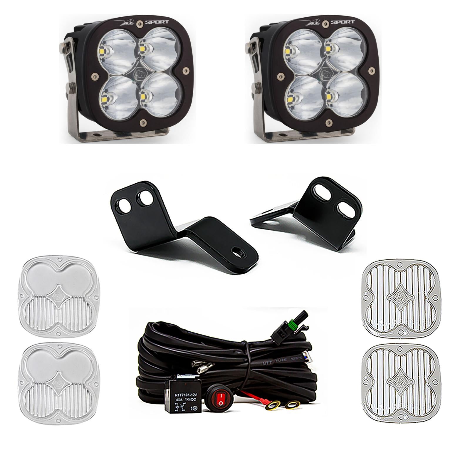 Polaris XL Sport A-Pillar Light Kit - Polaris 2014-22 RZR XP 1000; XP Turbo; Turbo S
