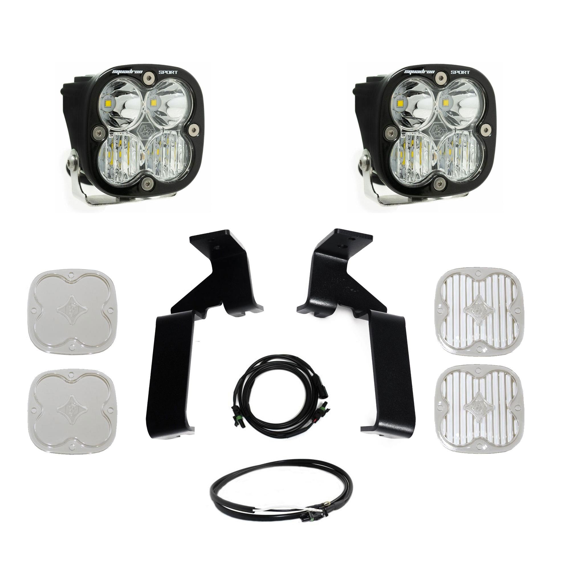 Ford Squadron Sport A-Pillar Light Kit - Ford 2021-2026 F-150 Raptor, 2024-2026 F-150 Raptor 37/R