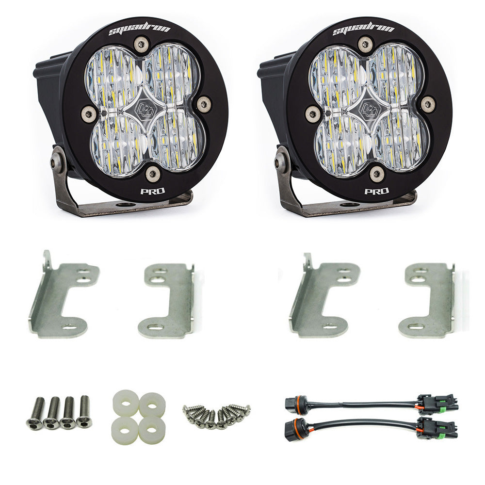 Jeep JK Squadron-R Pro Fog Pocket Light Kit - Jeep 2010-18 Wrangler JK