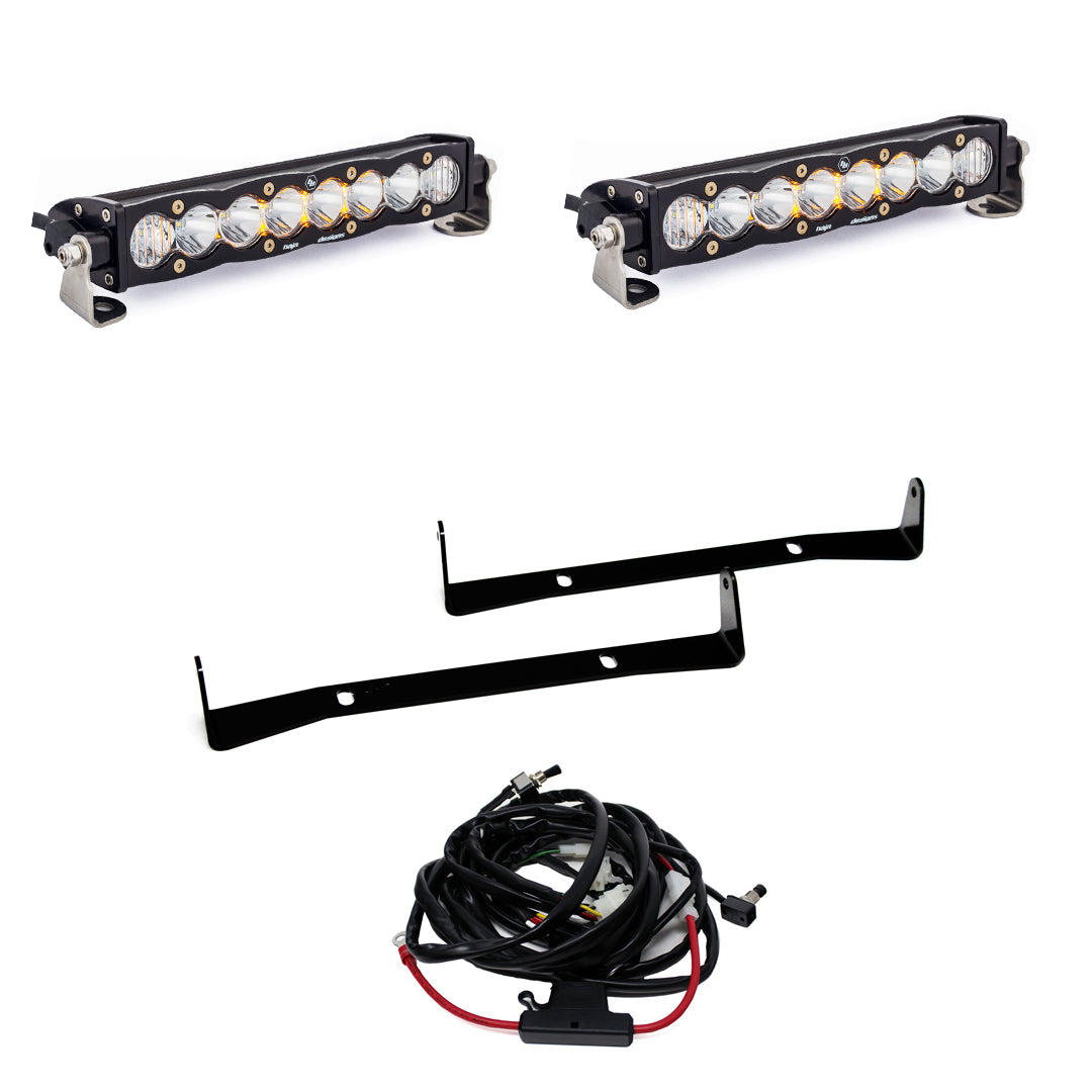 Toyota S8 Dual 10 Inch Grille Upper Light Kit - Toyota 2014-18 4Runner