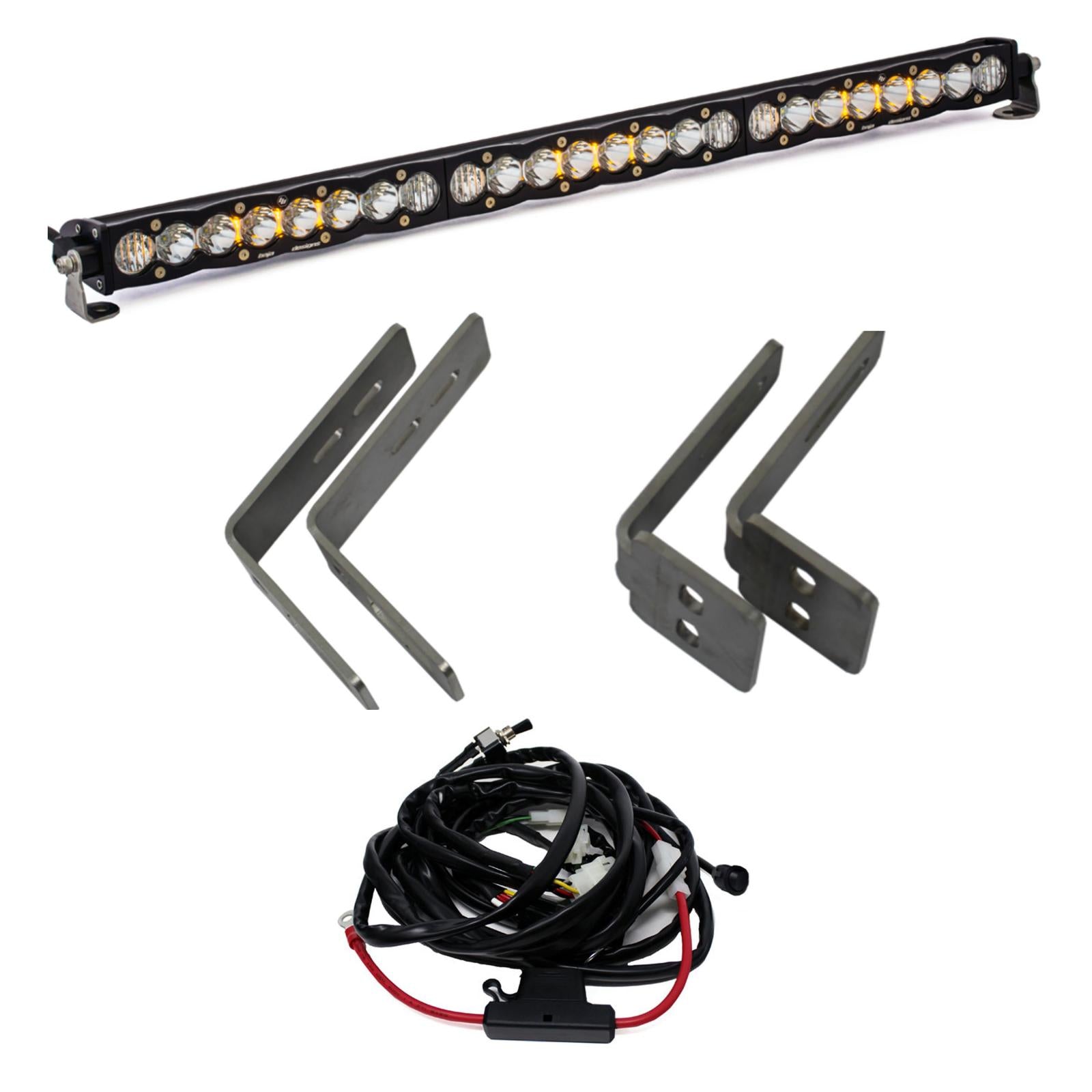 Ford S8 30 Inch Grille Upper Mount Kit - Ford 2011-16 F-250/350 Super Duty