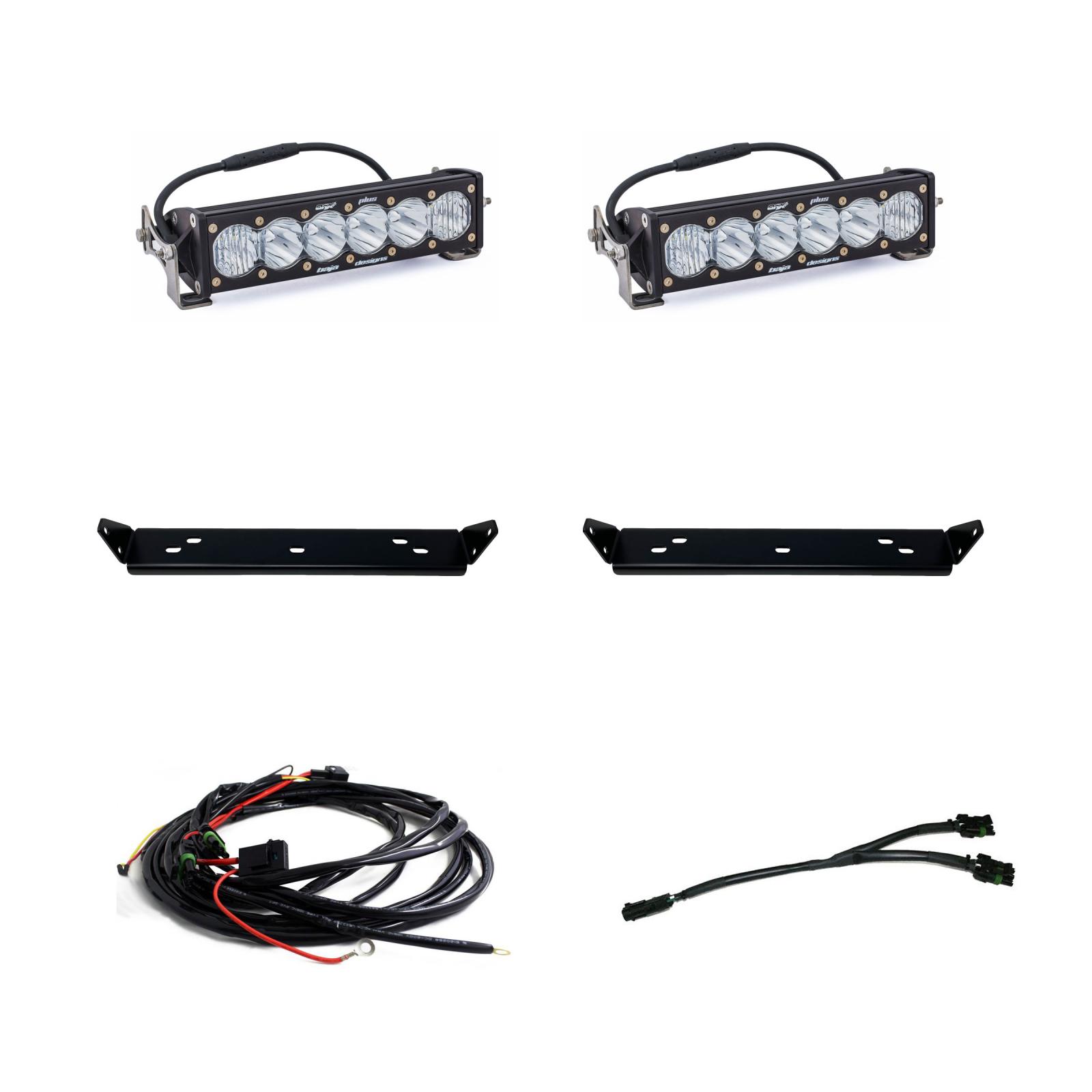 Ford OnX6+ 10 Inch Dual Behind Grille Light Bar Kit - Ford 2021-2026 F-150 Raptor, 2024-2026 F-150 Raptor 37/R