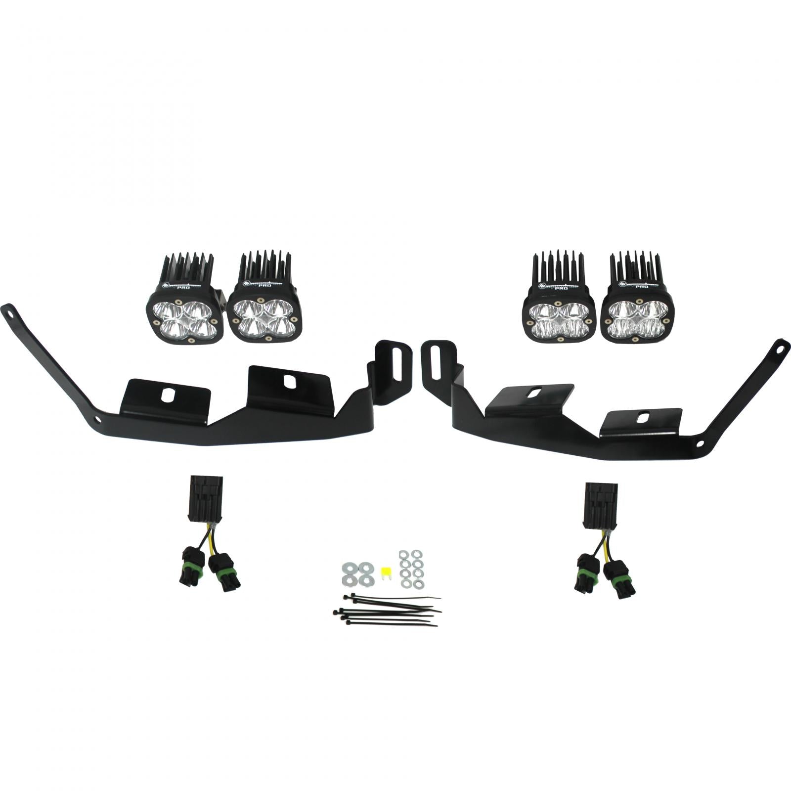 Polaris Squadron Unlimited Headlight Kit - Polaris 2018-21 RZR RS1; 2014-22 RZR XP 1000; 2018-21 RZR XP Turbo-S