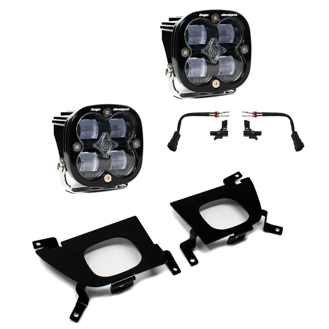 Chevy Squadron SAE Fog Pocket Light Kit - Chevy 2019-22 Silverado 1500 / 2020-22 2500HD/3500HD