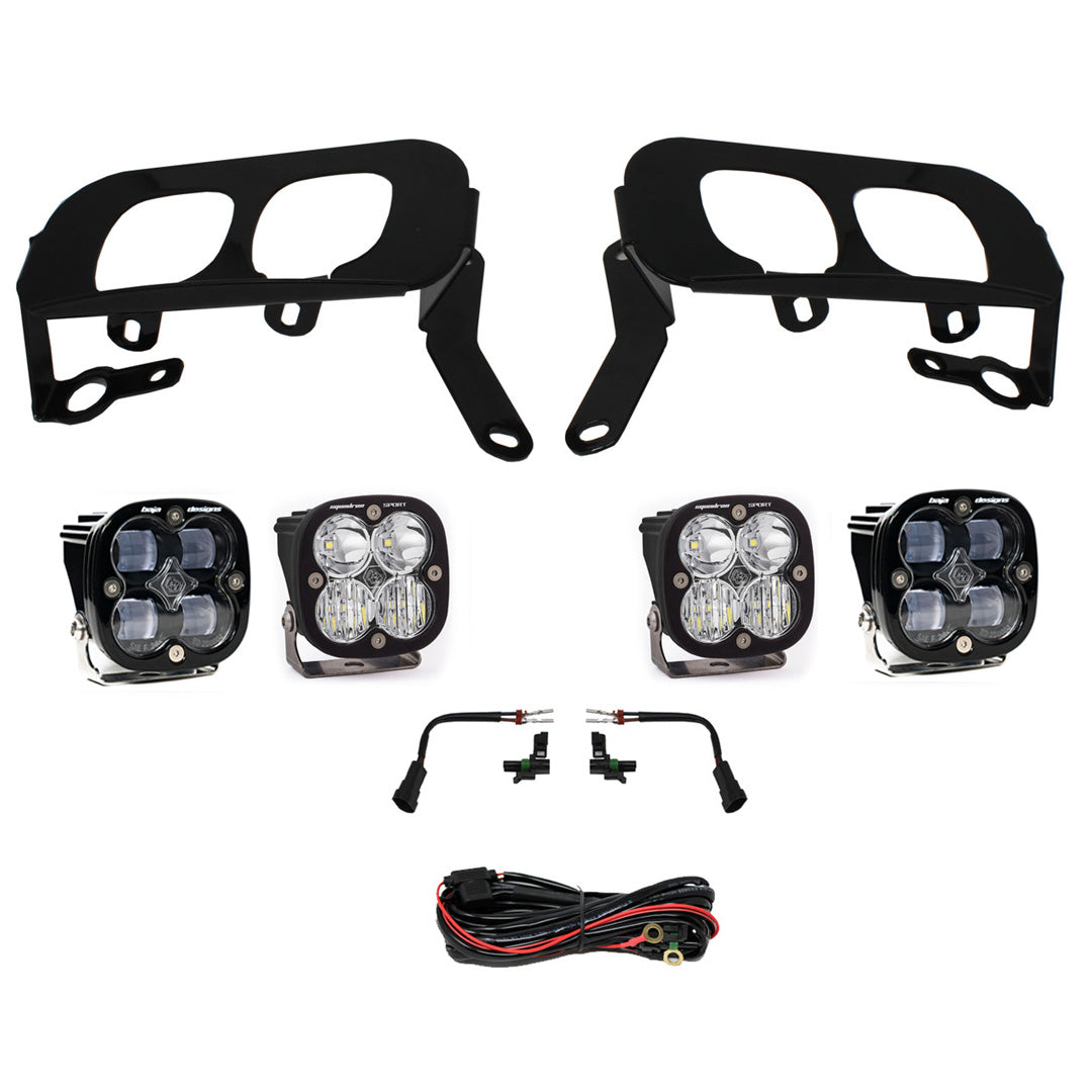 Squadron Sport/SAE Dual Fog Pocket Light Kit - 2014-15 Chevrolet Silverado 1500