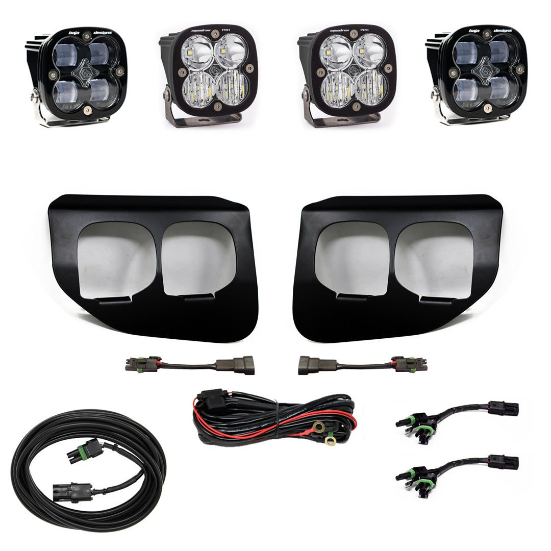 Ford Squadron SAE/Pro Fog Pocket Light Kit - Ford 2020-22 F-250/350 Super Duty