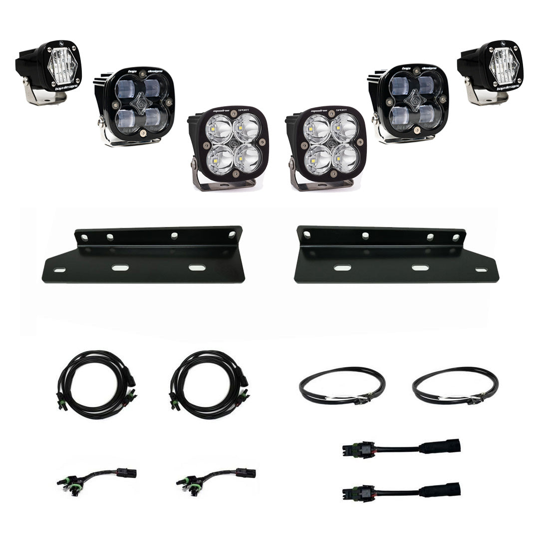 Ford Squadron SAE/S1 Fog Pocket Light Kit - Ford 2021-2026 F-150