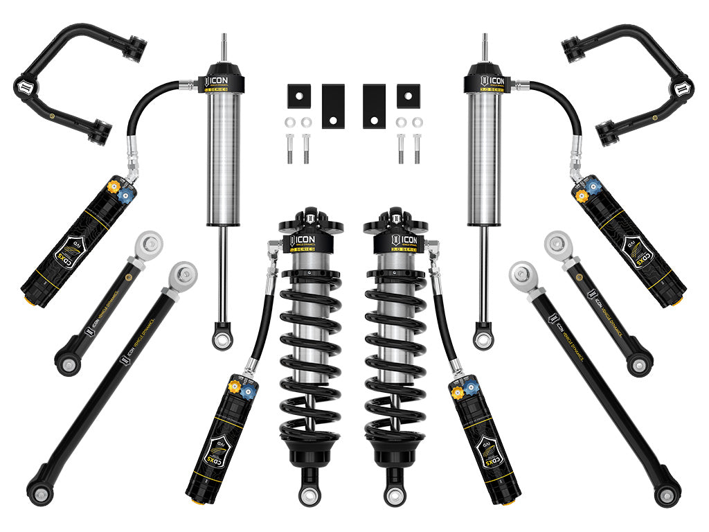 ICON 2022-2025 Toyota Tundra, 2-3.25" Lift, Stage 2, 3.0 Suspension System, Tubular, CDXS