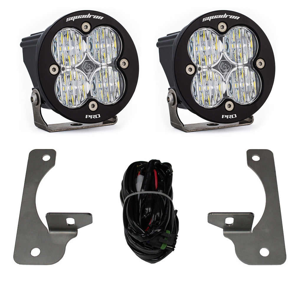 Jeep JK Squadron-R Pro Fog Pocket Light Kit - Jeep 2007-09 Wrangler JK