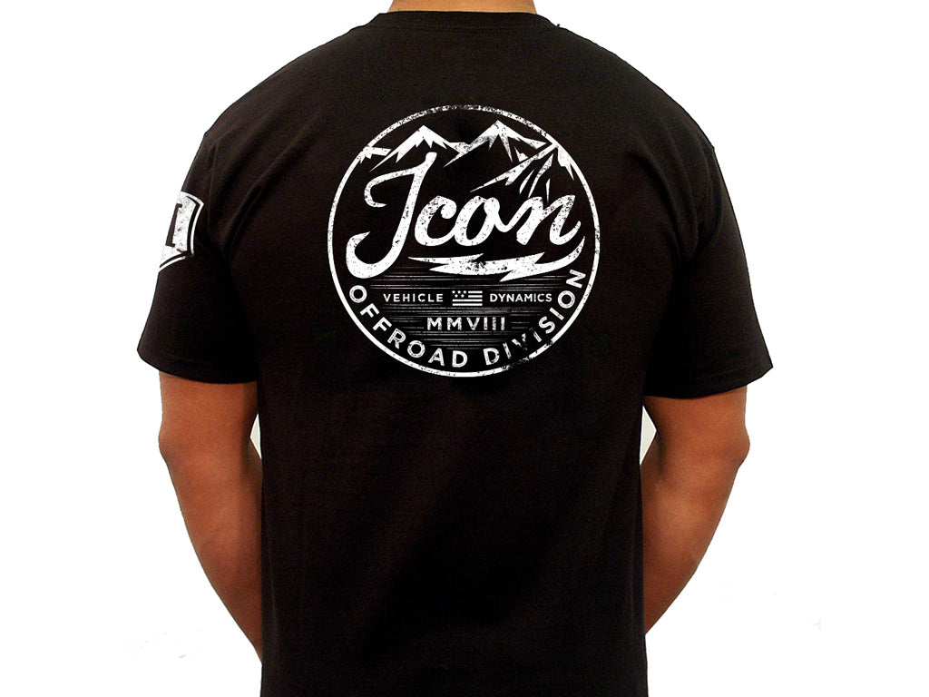 ICON Vintage-Logo Tee – Black, Medium