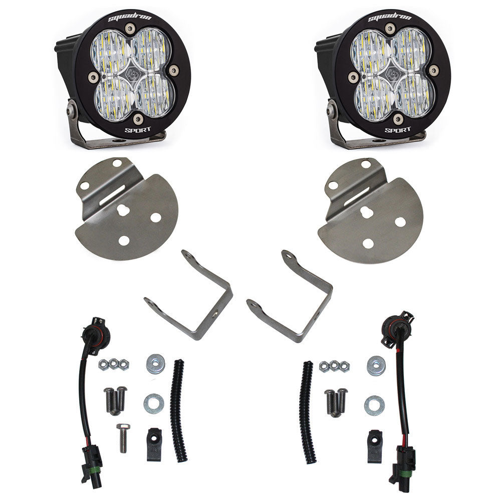 Chevy/GMC Squadron Sport Fog Pocket Light Kit - Chevy/GMC 2015-19 Colorado/Canyon / Silverado/Sierra 2500HD/3500HD
