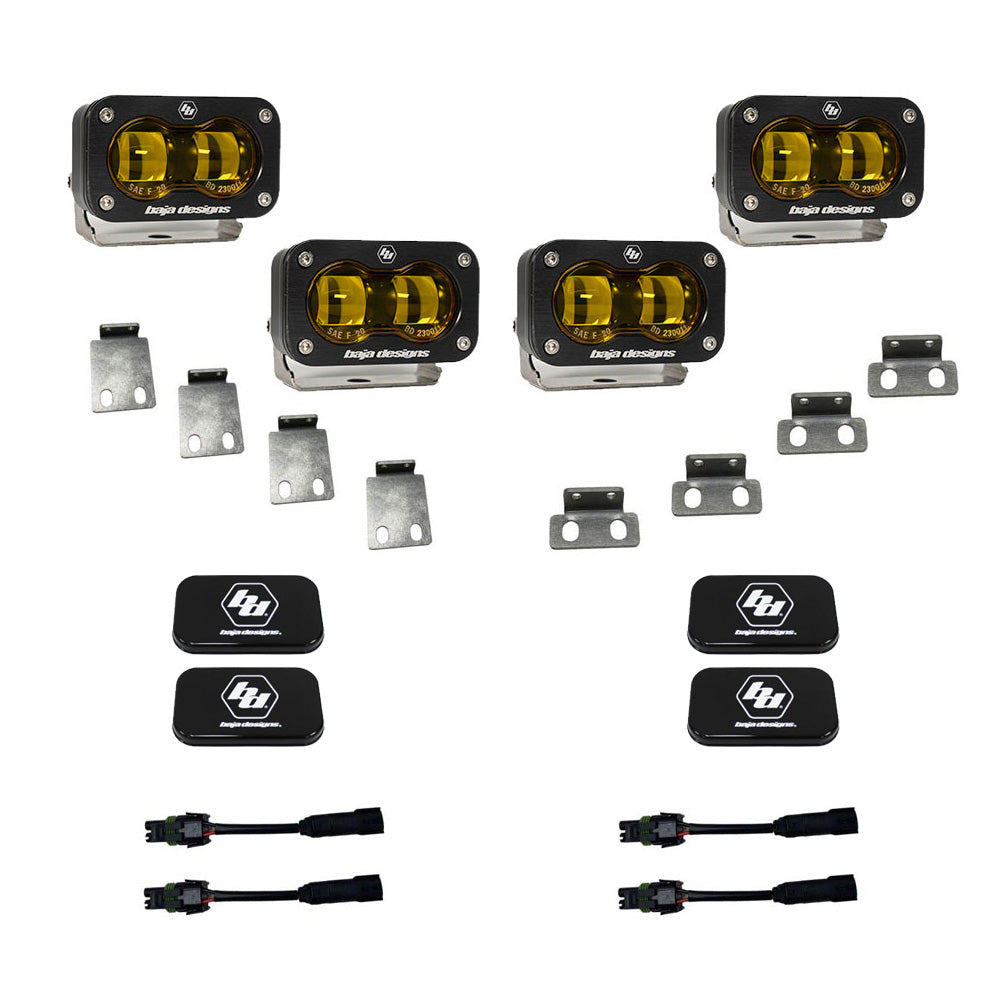 Ford Raptor S2 SAE Dual Fog Pocket Kit - Ford 2021-2026 F-150 Raptor, 2024-2026 F-150 Raptor 37/R