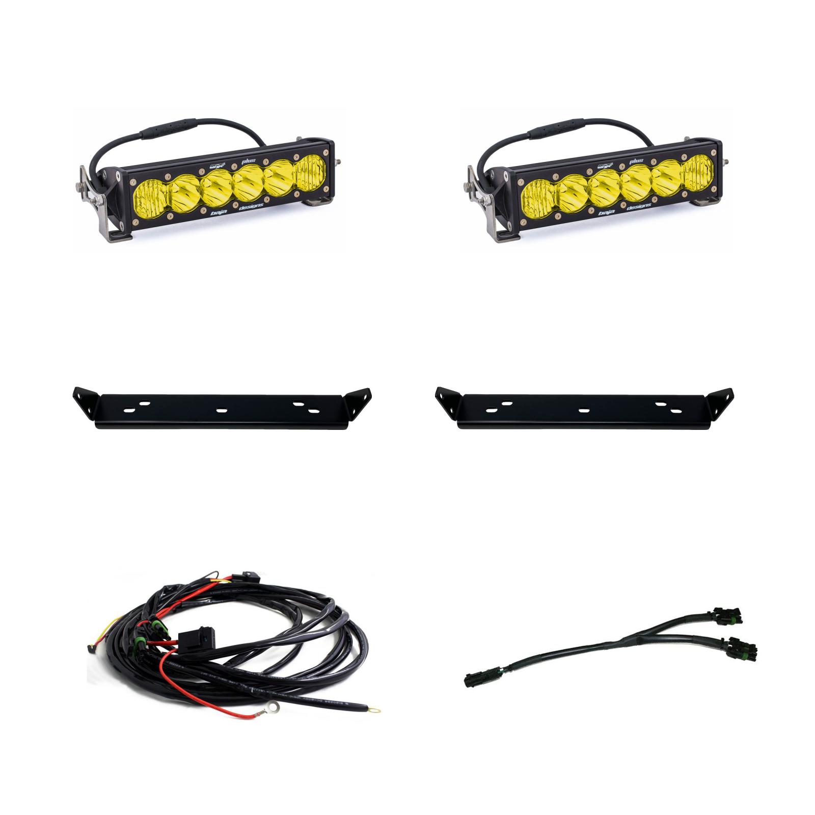 Ford OnX6+ 10 Inch Dual Behind Grille Light Bar Kit - Ford 2021-2026 F-150 Raptor, 2024-2026 F-150 Raptor 37/R