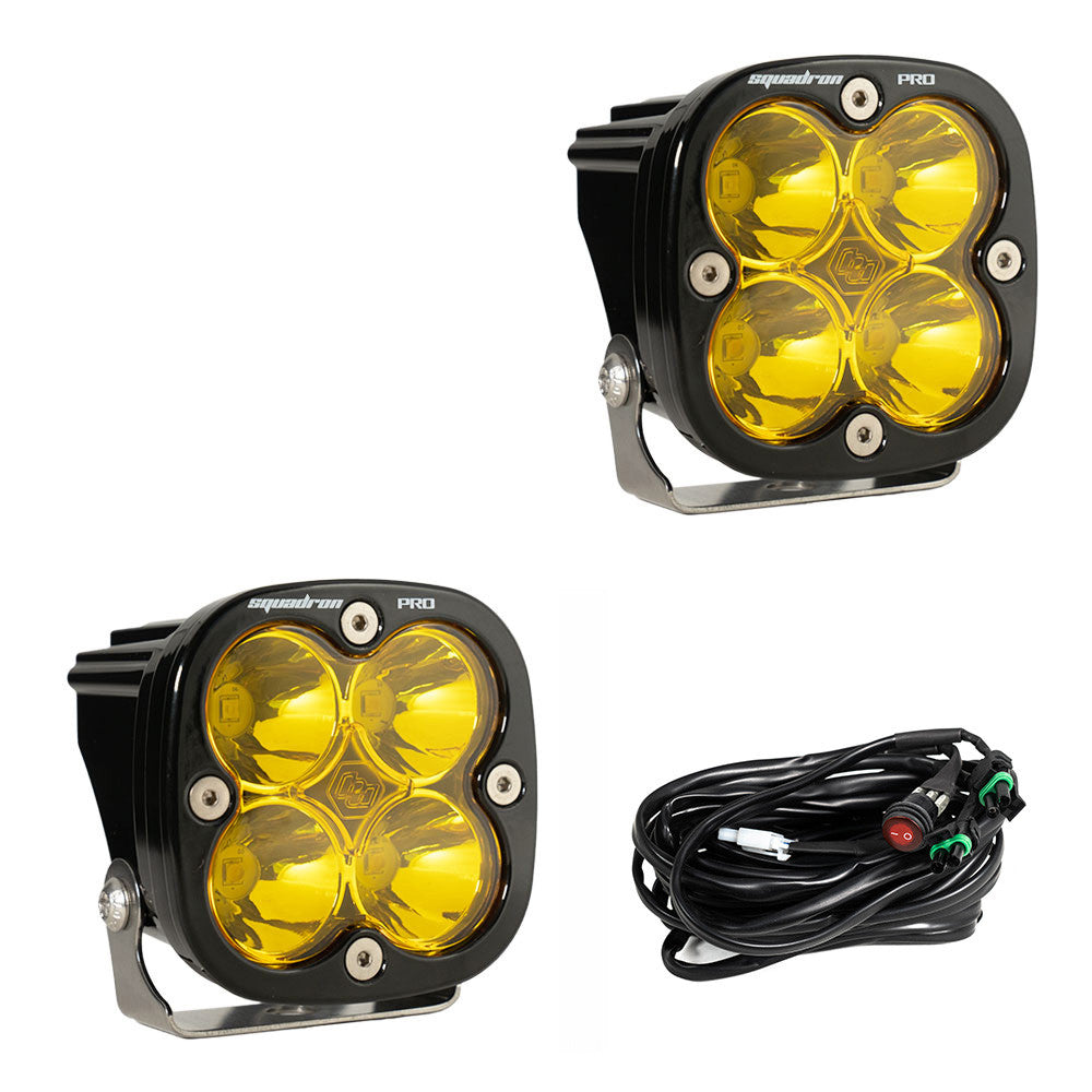 Squadron Pro Black LED Auxiliary Light Pod Pair