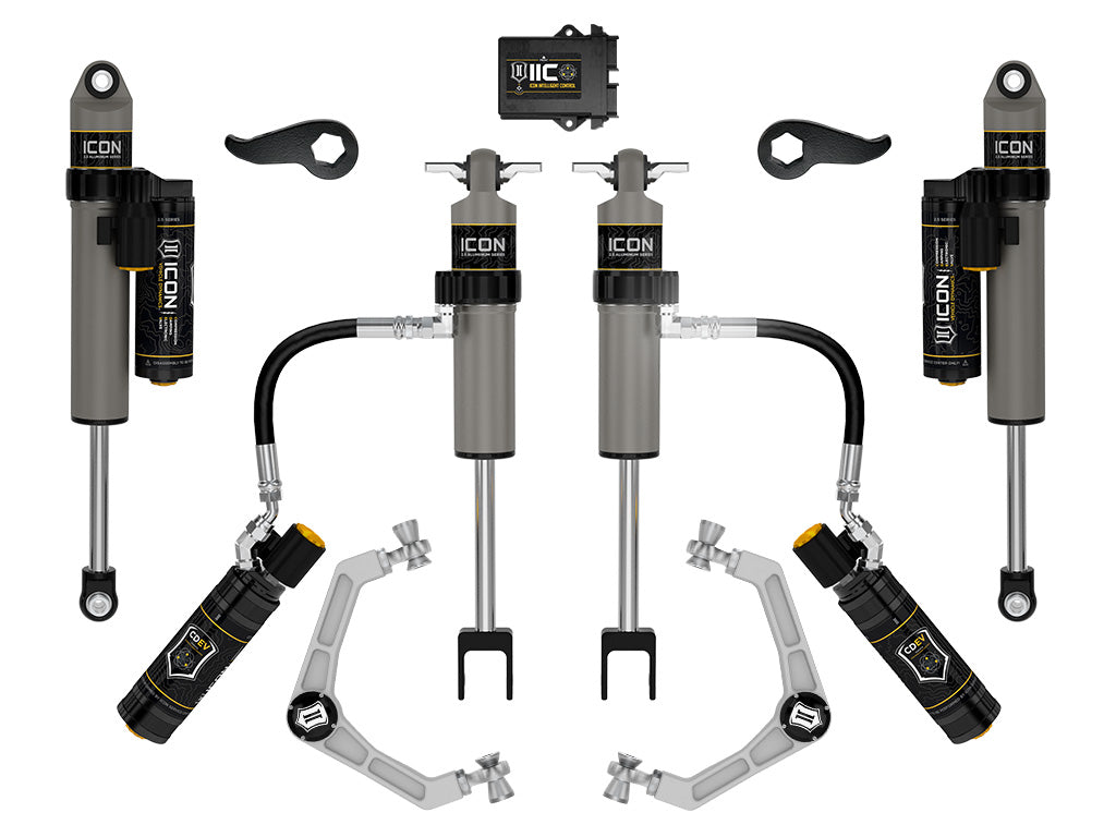 ICON 2020-2026 Chevrolet Silverado/GMC Sierra 2500/3500 HD, 2-3.5" Lift, Stage 6 Suspension System, Billet