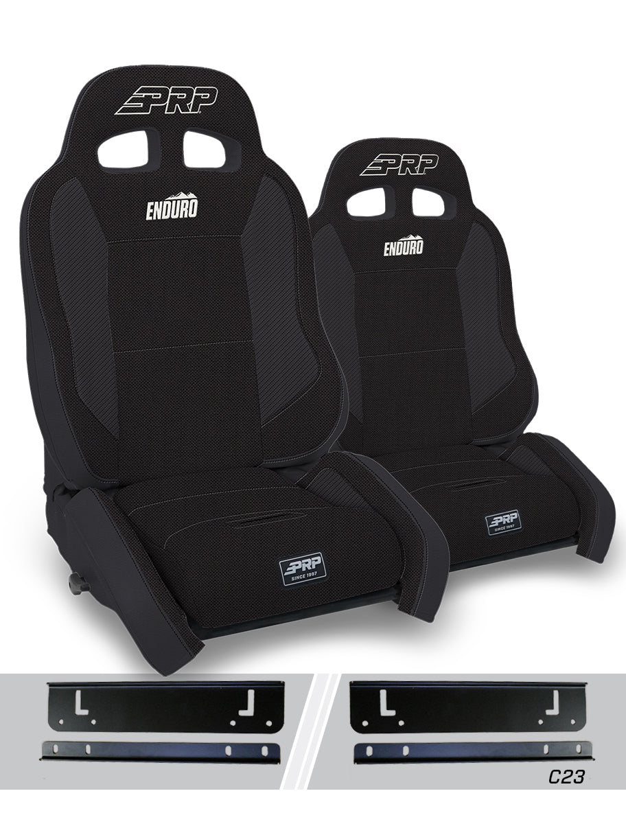 Enduro Elite Suspension Seat - Crawl Edition, Kit for 97-02 Jeep Wrangler TJ (Pair)