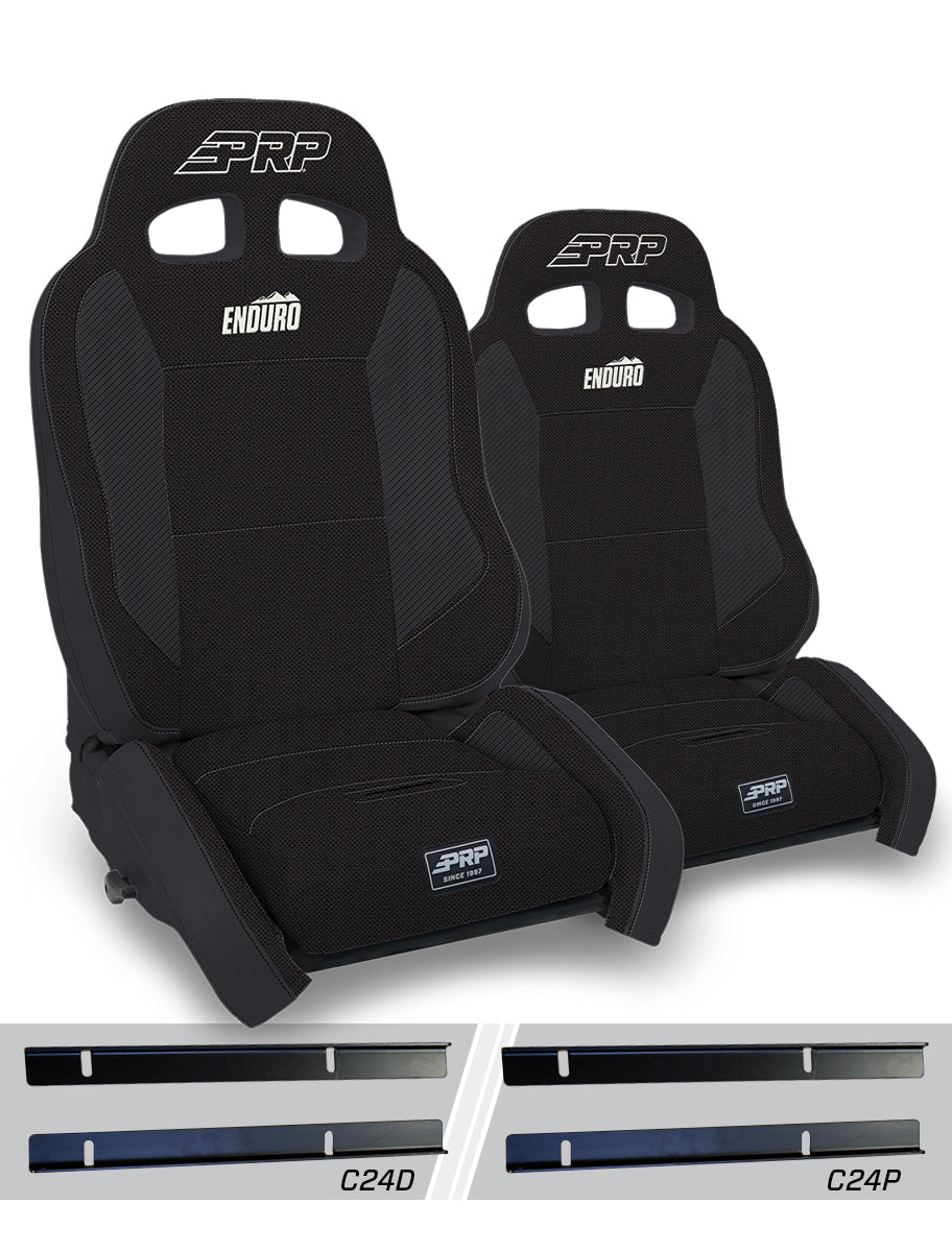 Enduro Elite Suspension Seat - Crawl Edition, Kit for 03-06 Jeep Wrangler TJ (Pair)
