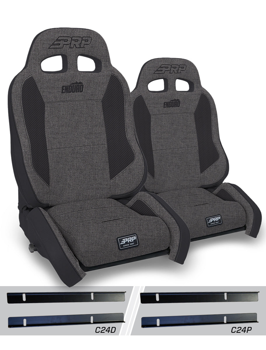 Enduro Elite Suspension Seat - Crawl Edition, Kit for 03-06 Jeep Wrangler TJ (Pair)