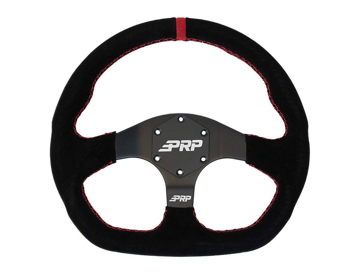 Comp-R Suede Steering Wheel, Red