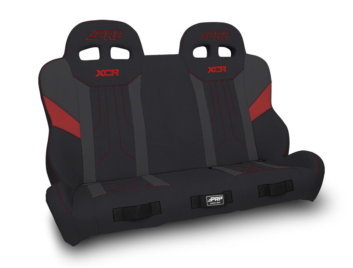XCR Quick Release Rear Suspension Bench Seat for Polaris RZR PRO XP4, Turbo R 4, Pro R 4