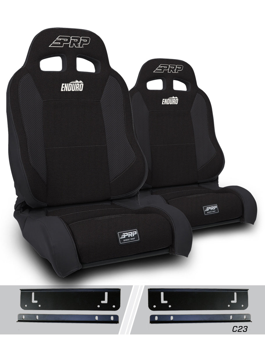 Enduro Elite Suspension Seat - Trek Edition, Kit for 97-02 Jeep Wrangler TJ (Pair)