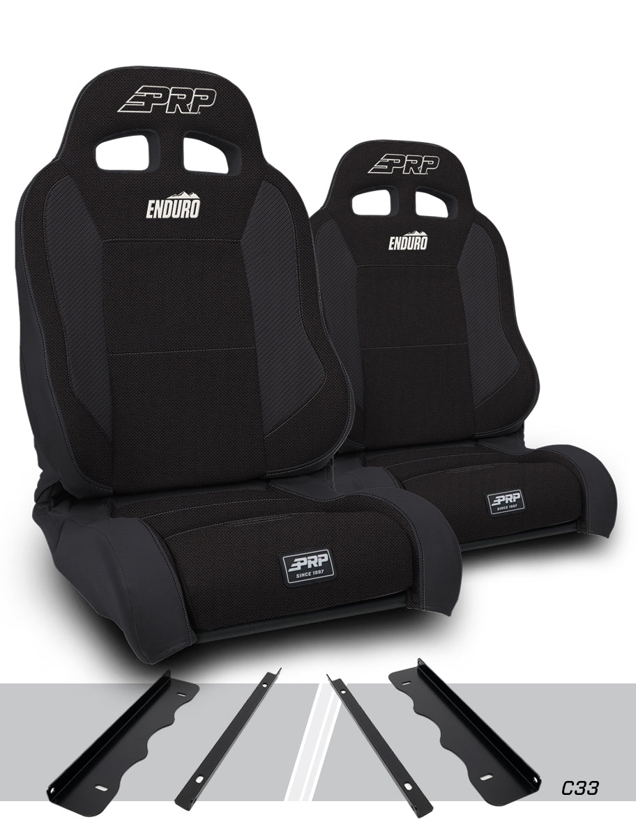 Enduro Elite Suspension Seat - Trek Edition, Kit for 95-01 Jeep Cherokee XJ (Pair)