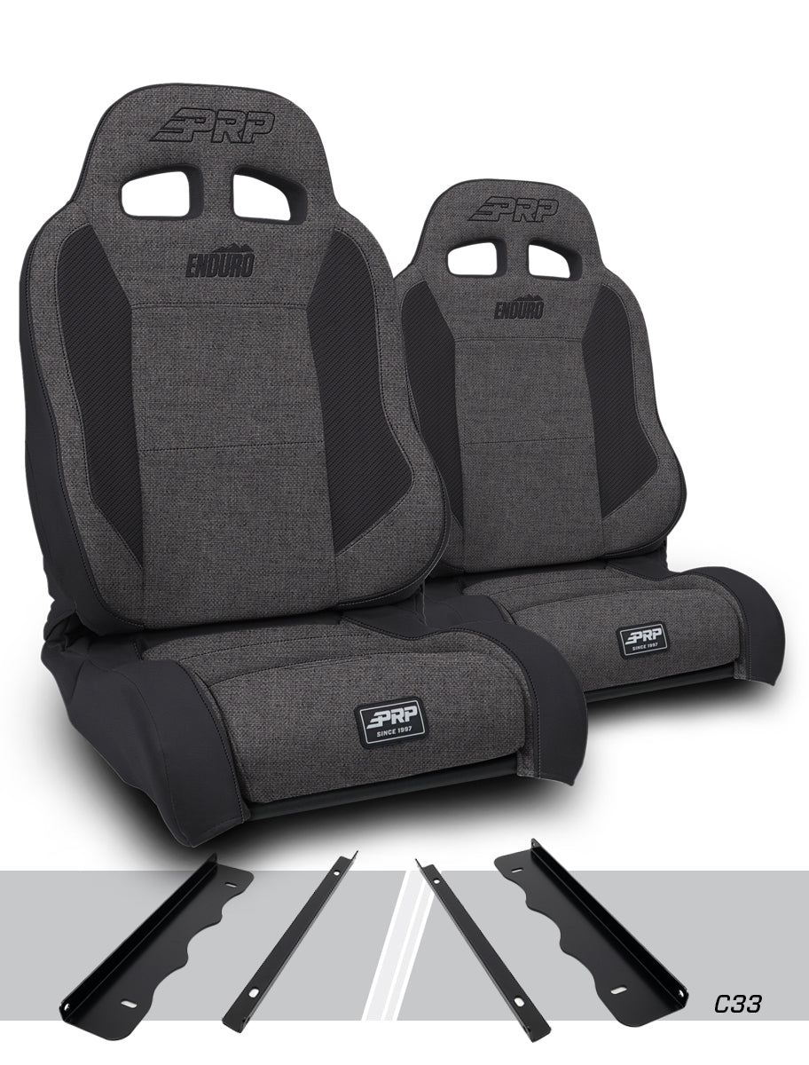 Enduro Elite Suspension Seat - Trek Edition, Kit for 95-01 Jeep Cherokee XJ (Pair)