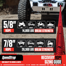 5/8" Lil Mama Kinetic Recovery Rope - 30'