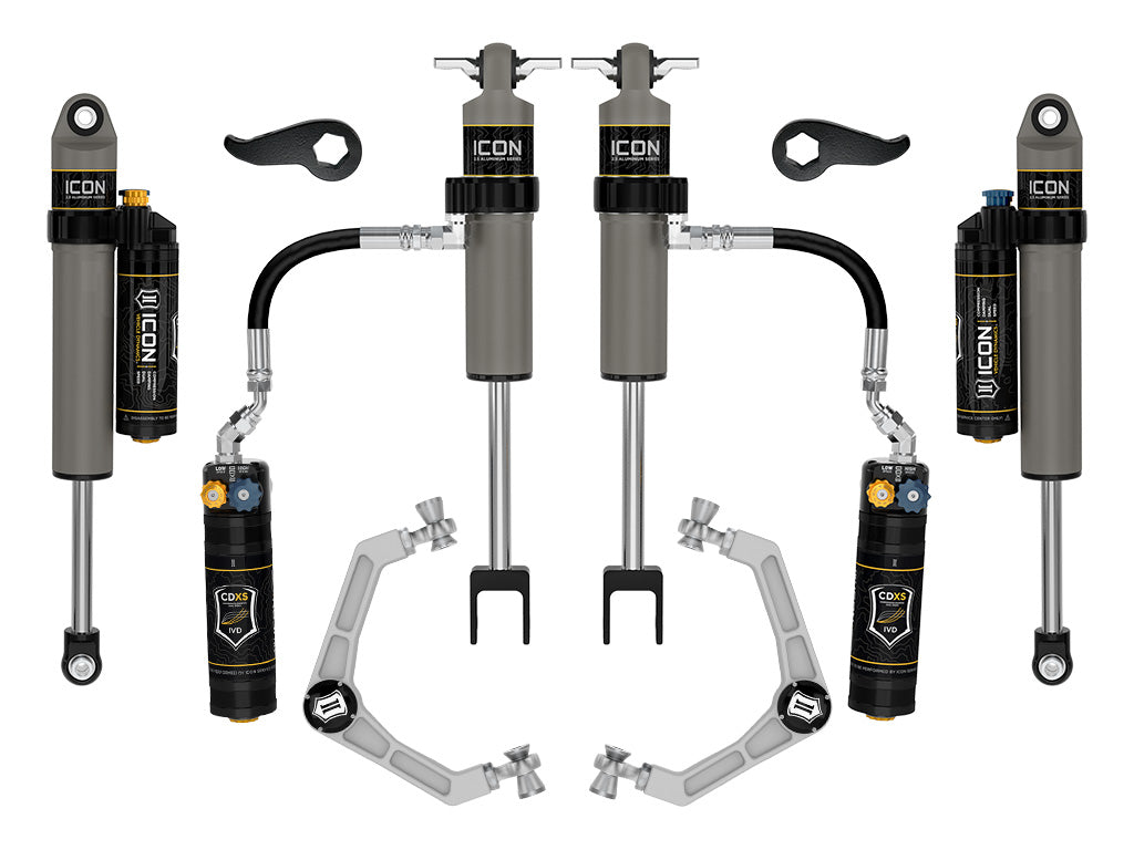ICON 2020-2026 Chevrolet Silverado/GMC Sierra 2500/3500 HD, 2-3.5" Lift, Stage 5 Suspension System, Billet