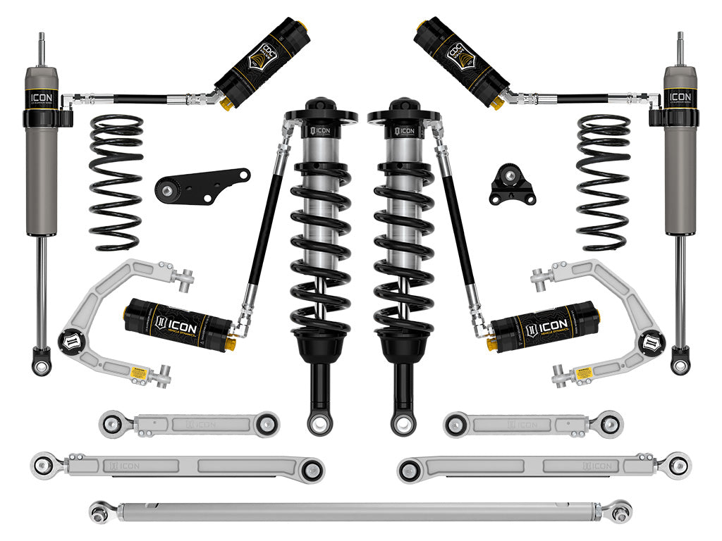 ICON 2024-2026 Toyota Tacoma 1.25-3" Lift, Stage 11 Suspension System, Billet