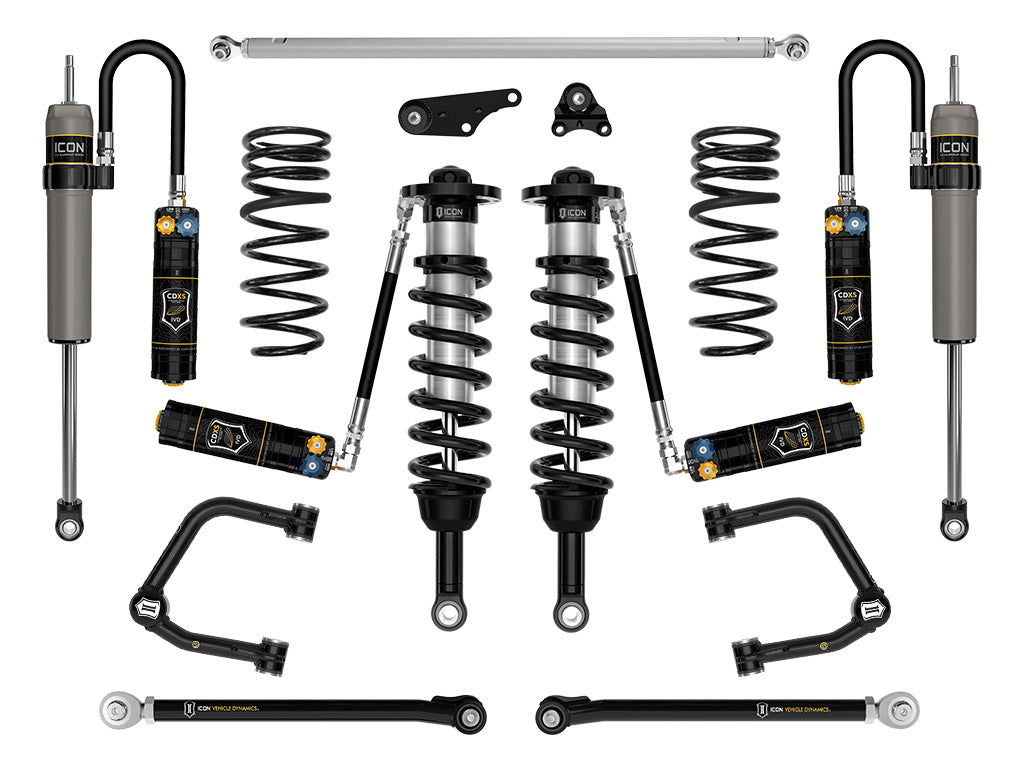 ICON 2024-2025 Toyota Land Cruiser 250 Series, 1.25-3" Lift, Stage 8 Suspension System, CDXS, Tubular