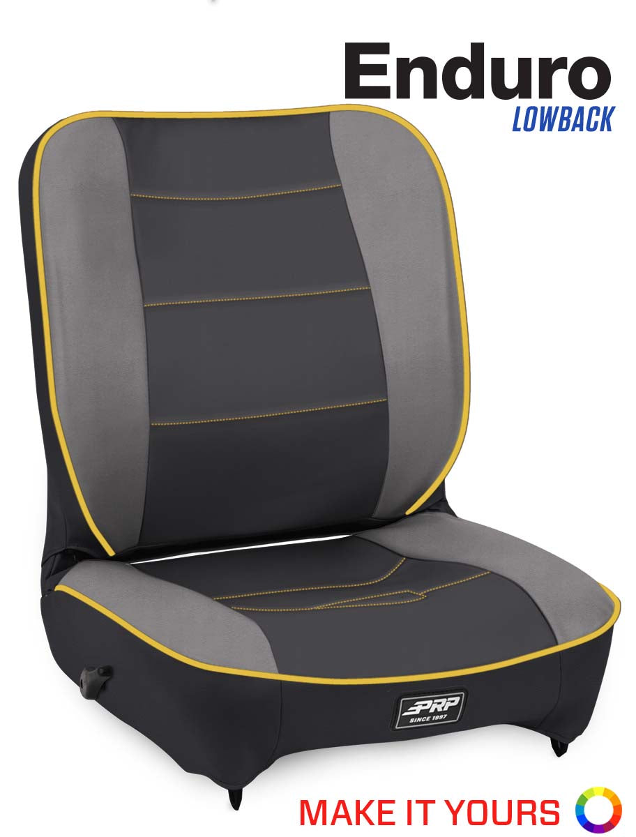 Enduro Low Back Reclining Suspension Seat (Custom)