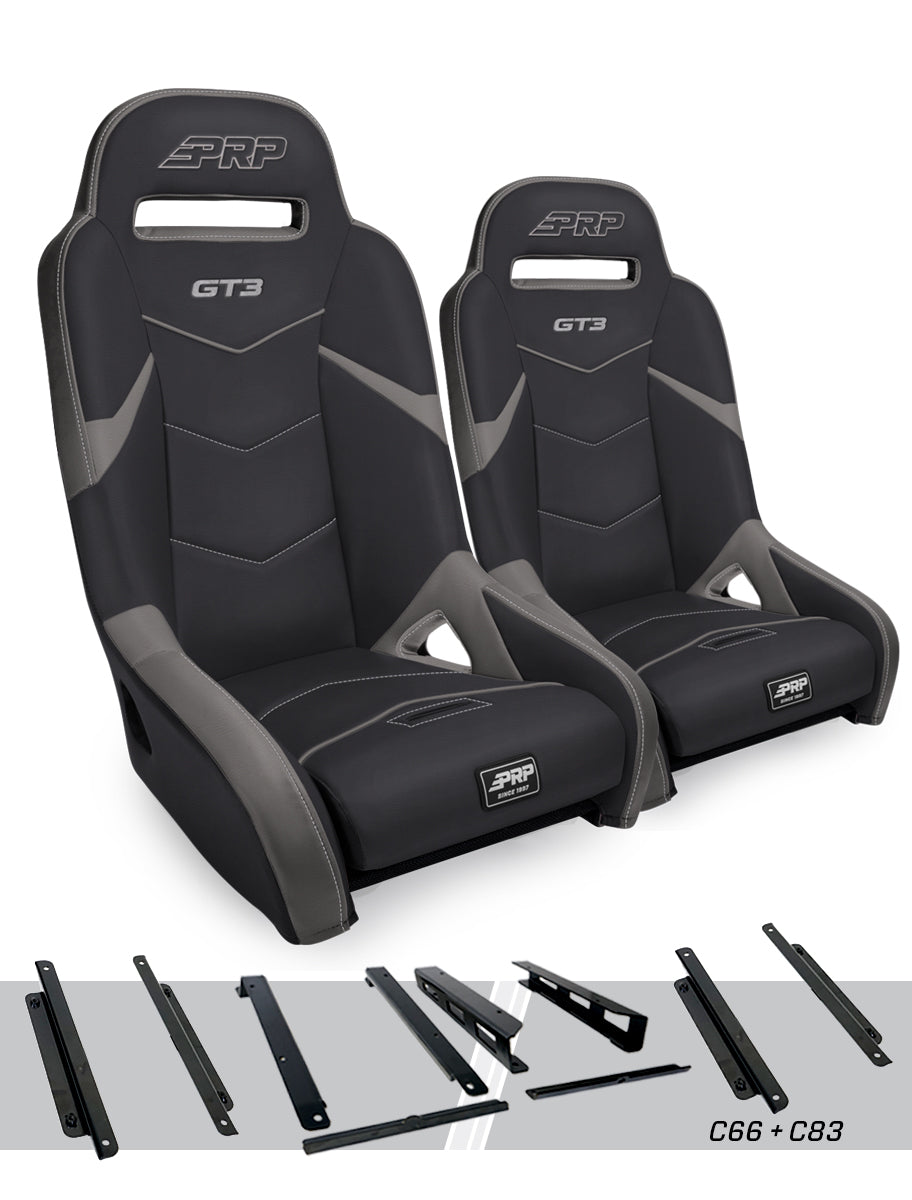 GT3 Suspension Seats Kit for Can-Am Maverick R, R MAX (Front) (Pair)