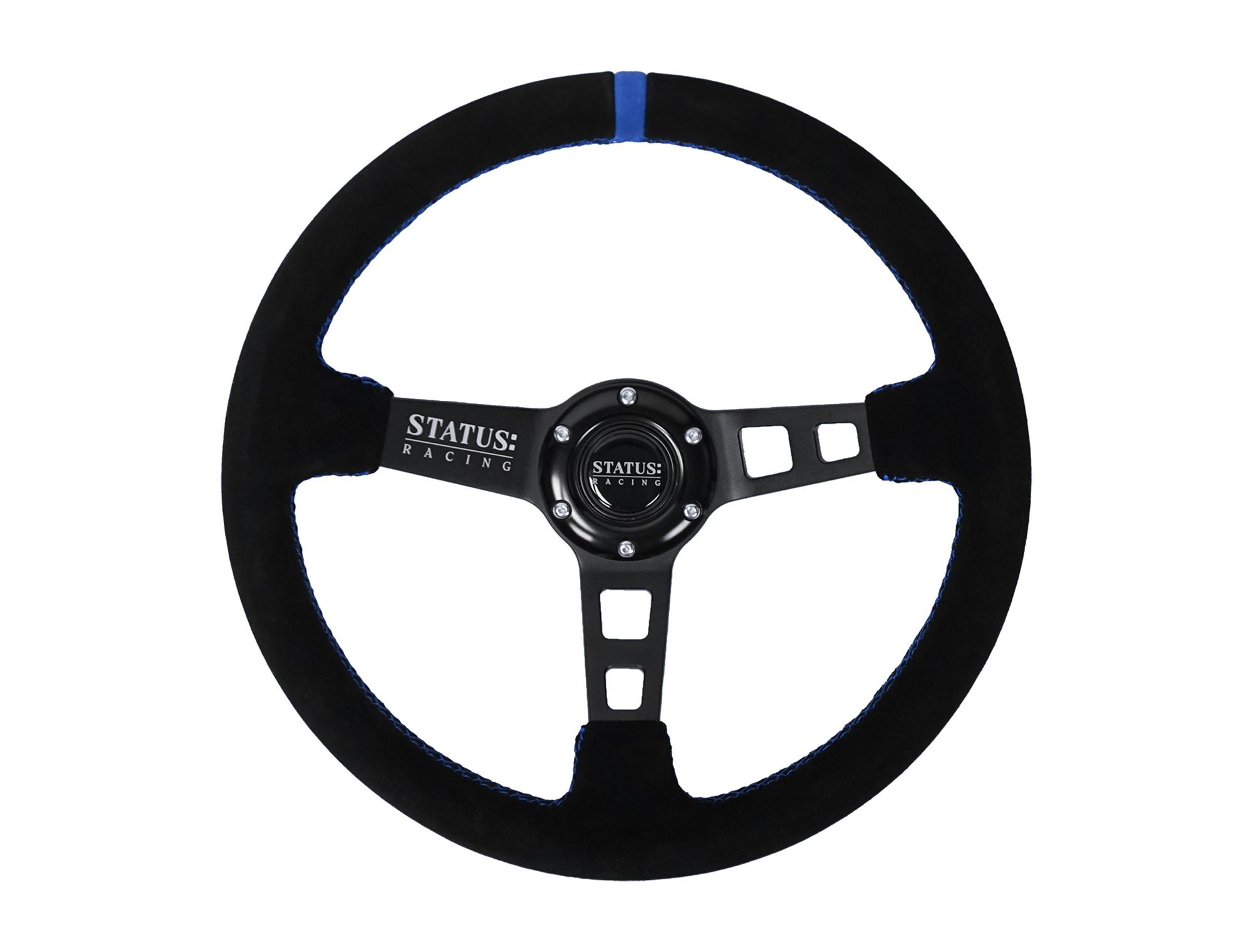 SR Deep Dish Suede Steering Wheel