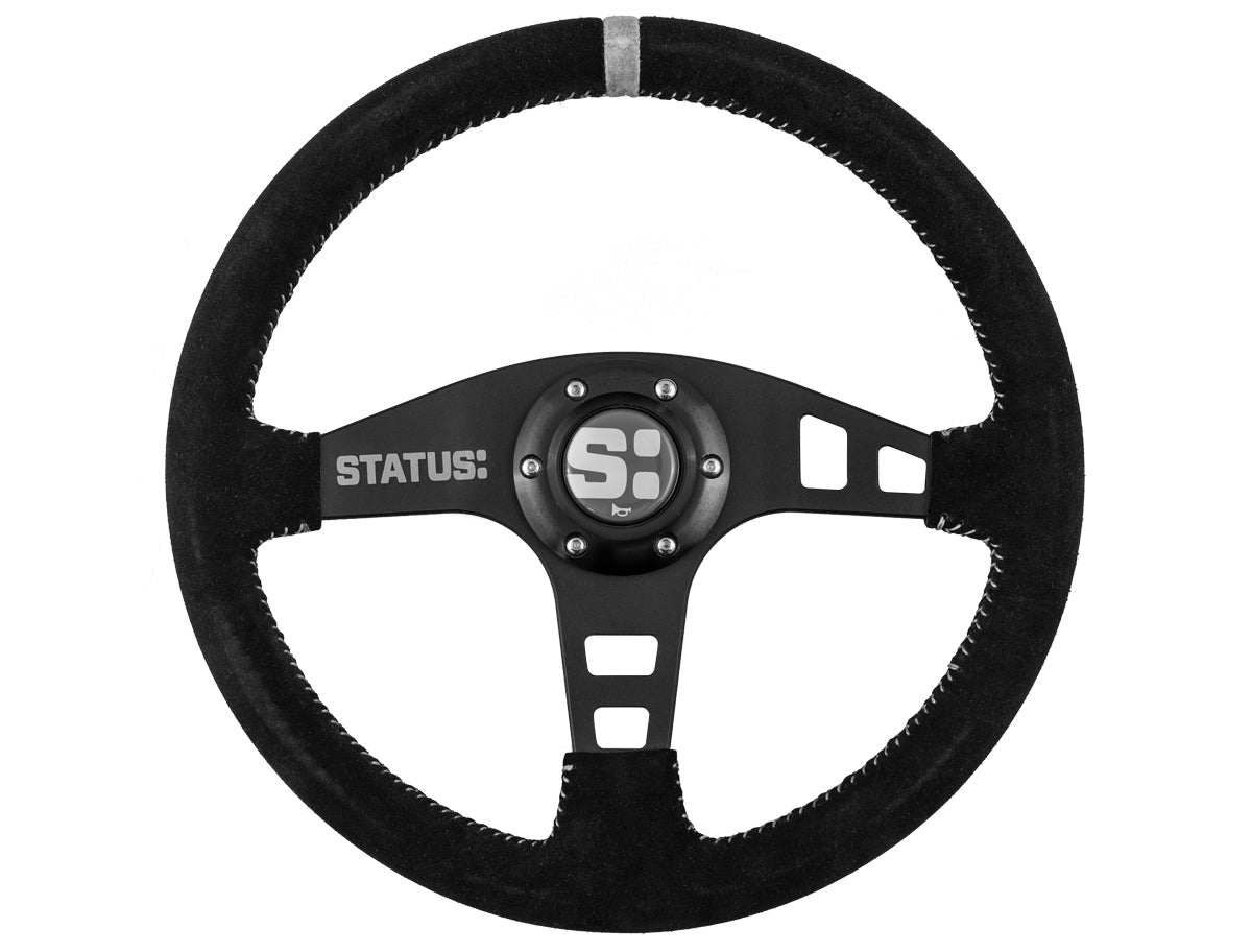 SR Flat Suede Steering Wheel (WSL)