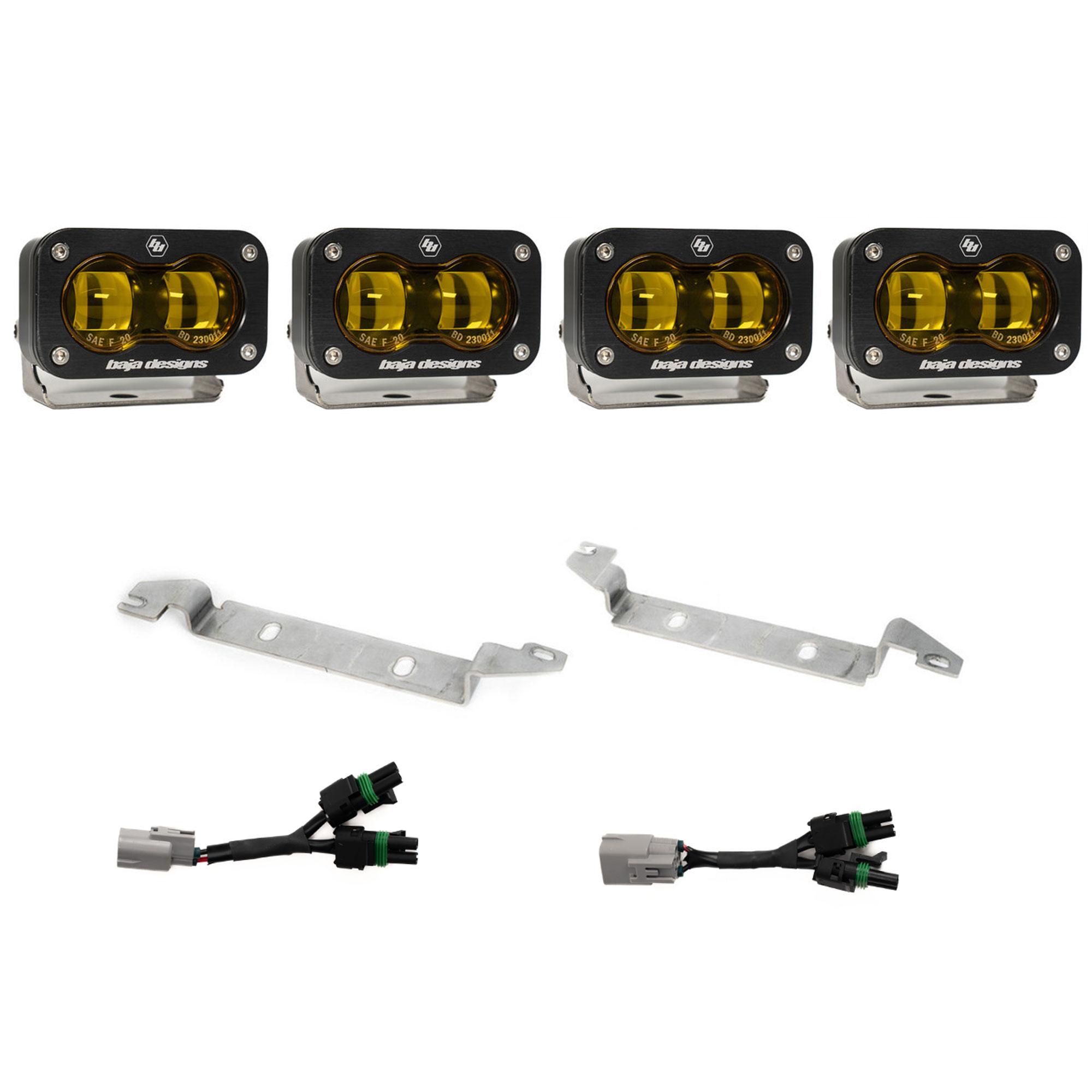 S2 SAE OEM Fog Light Replacement Kit - 2024-2026 Toyota Tacoma Pro/Trailhunter