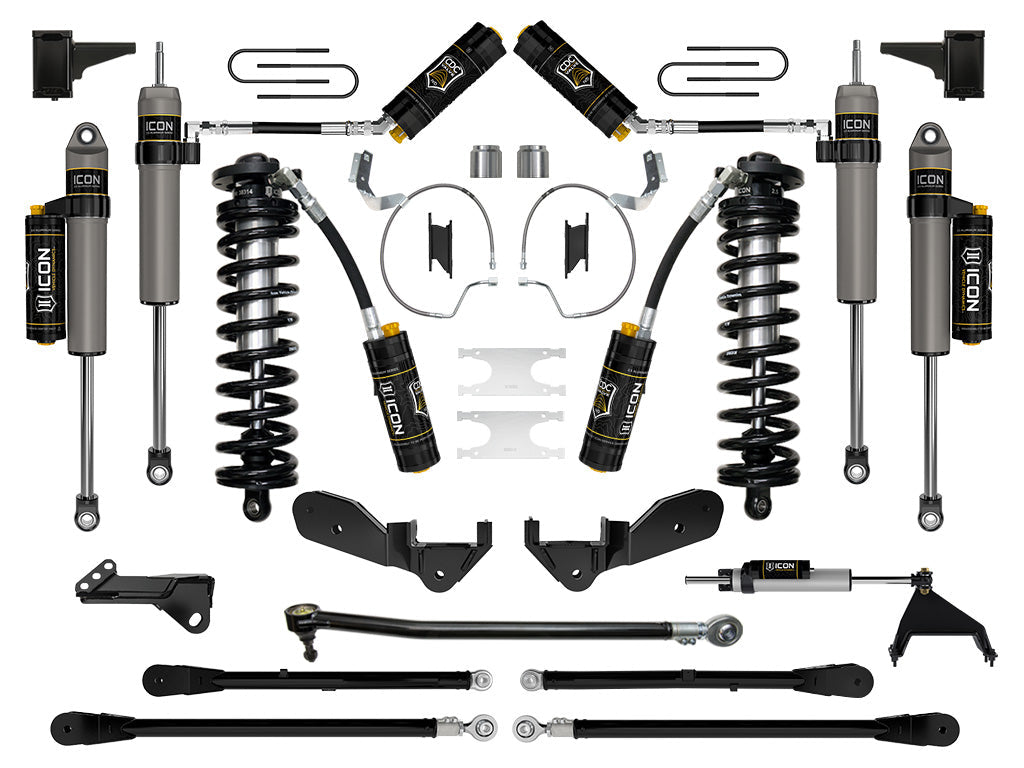 ICON 2023-2025 Ford F-250/F-350 Super Duty 4WD, 4-5.5" Lift, Stage 7 Coilover Conversion System