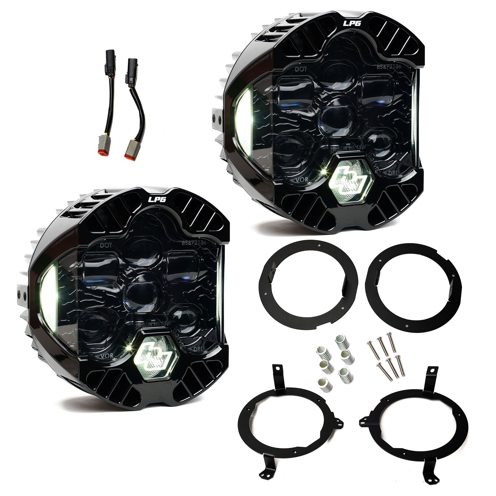 DOT LP6 LED Headlight Kit - Jeep 2018-2026 Wrangler JL; 2020-2026 Gladiator JT